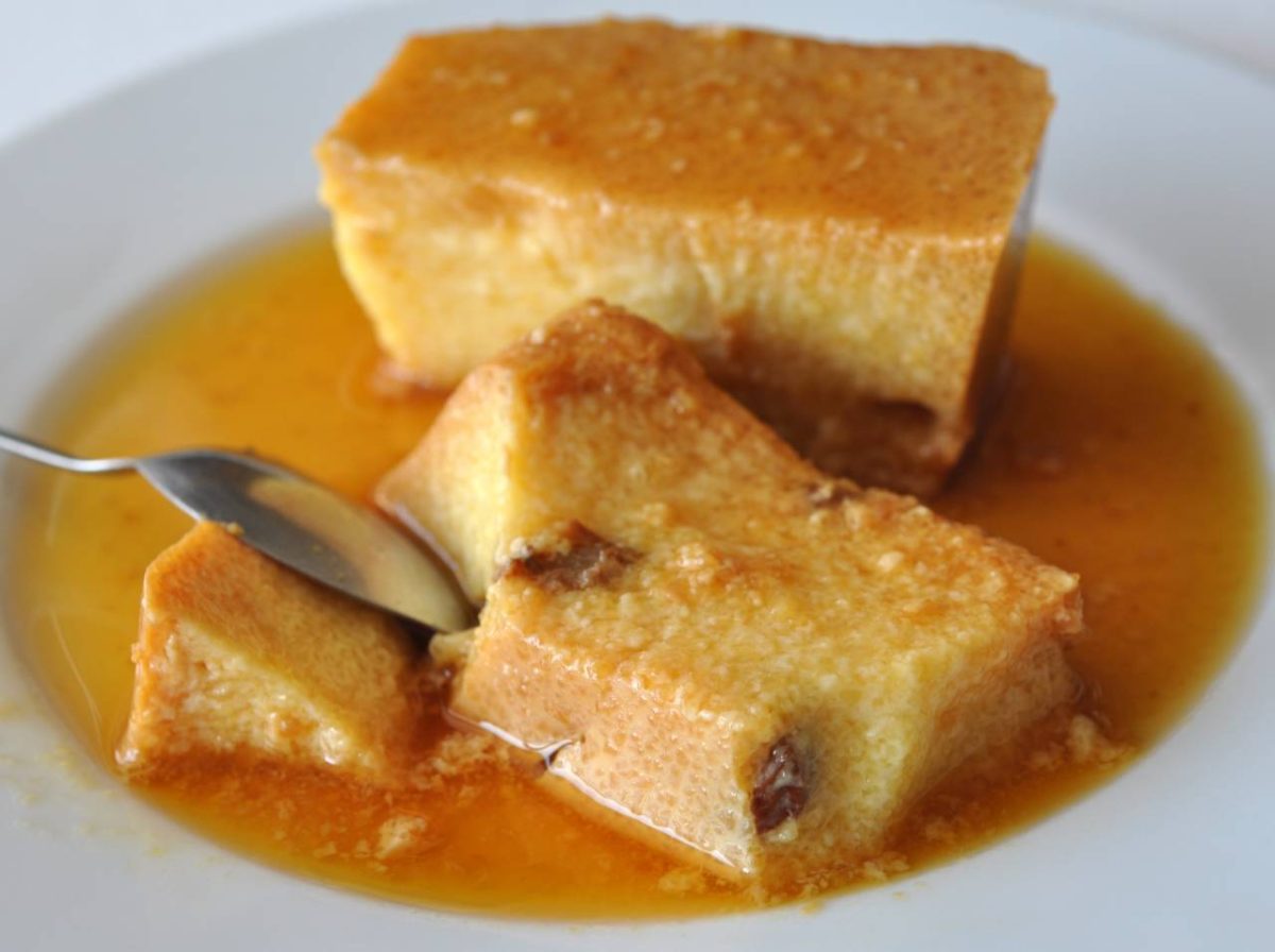 Gâteau de semoule au caramel