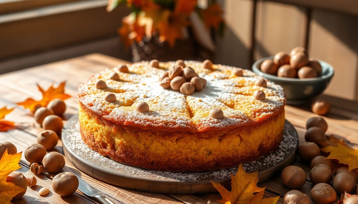 gâteau courge-noisettes