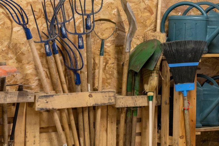 outils abri de jardin