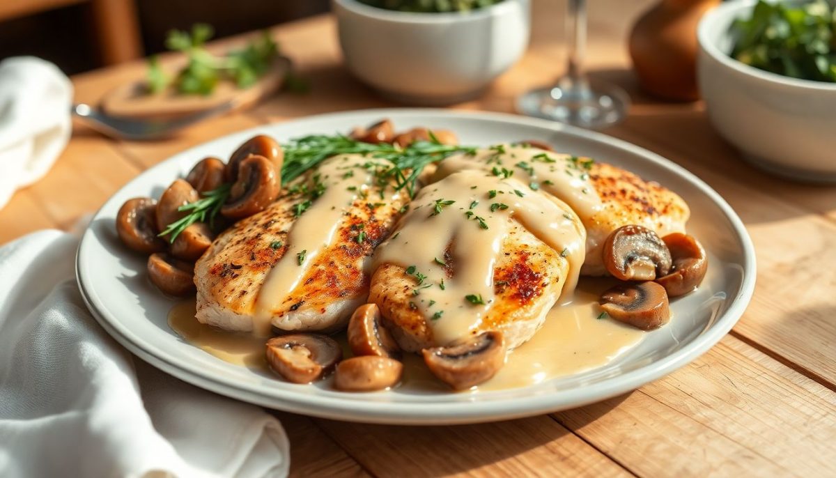 Blancs de poulet aux champignons : une sauce crème citronnée qui change tout
