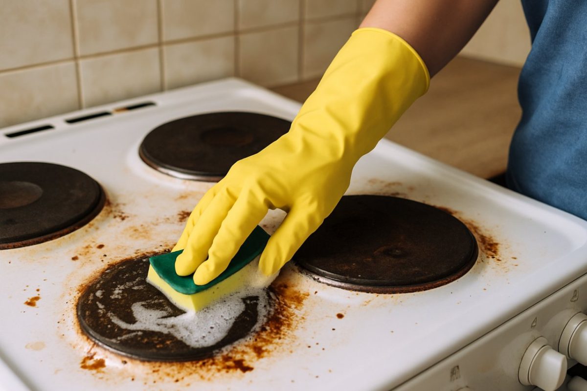 nettoyer plaques de cuisson