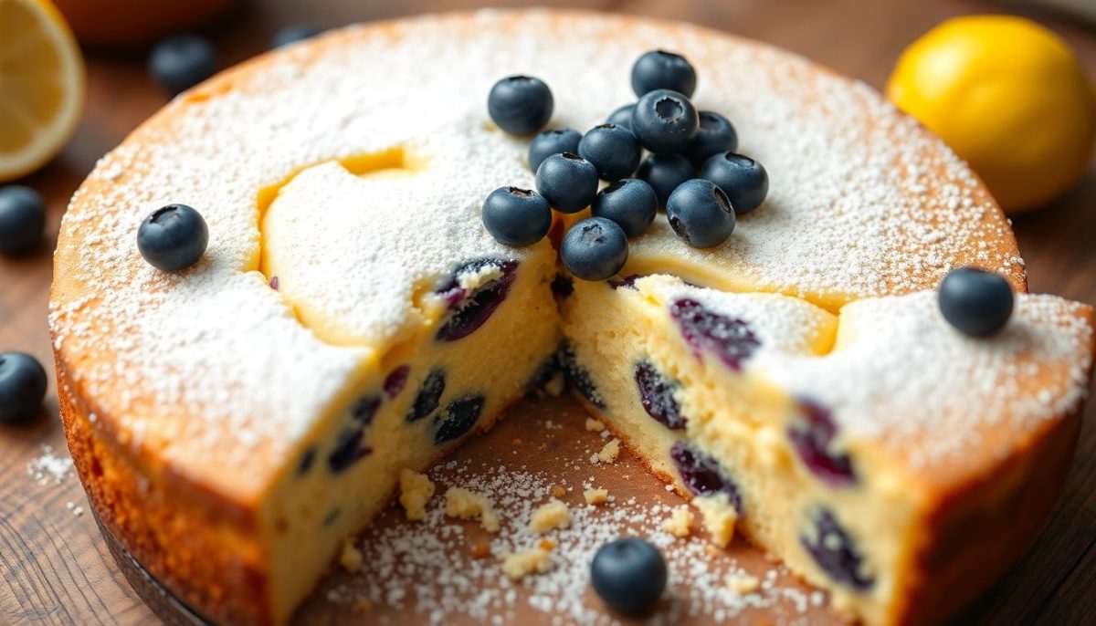 Cake moelleux au citron et myrtilles : la recette qui fait craquer tout le monde