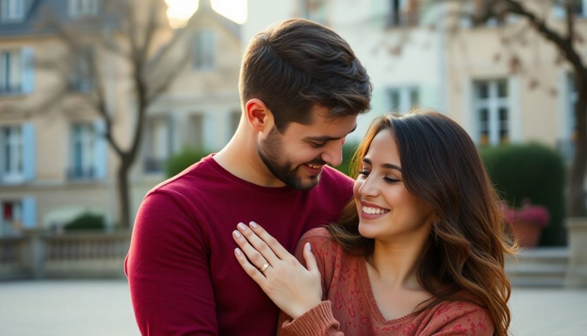 un couple amoureux une homme et une femme