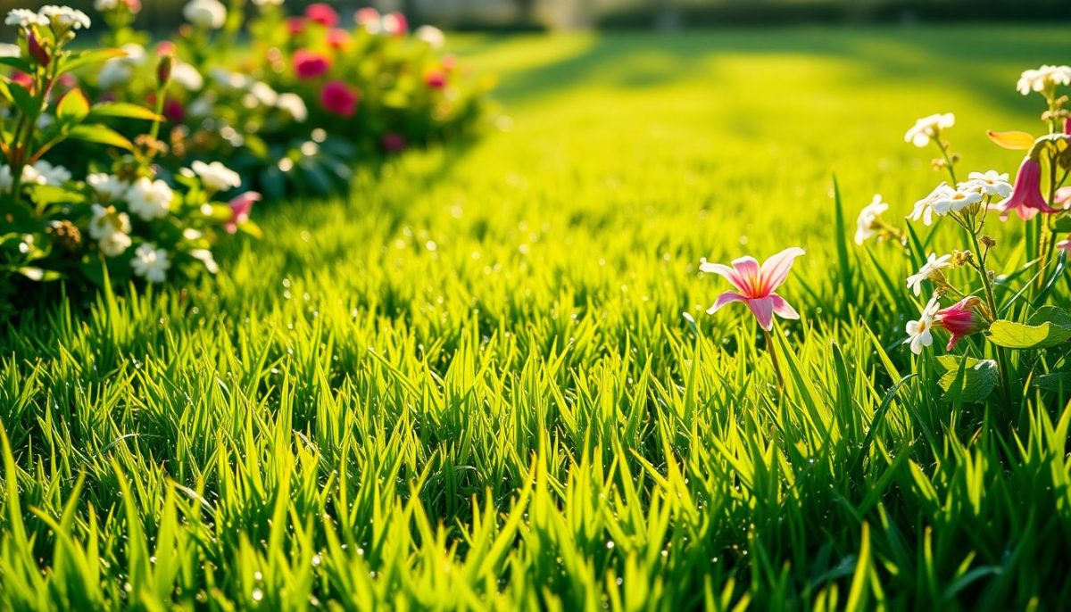 beau gazon printemps