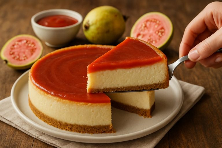 gâteau au fromage à la goyave