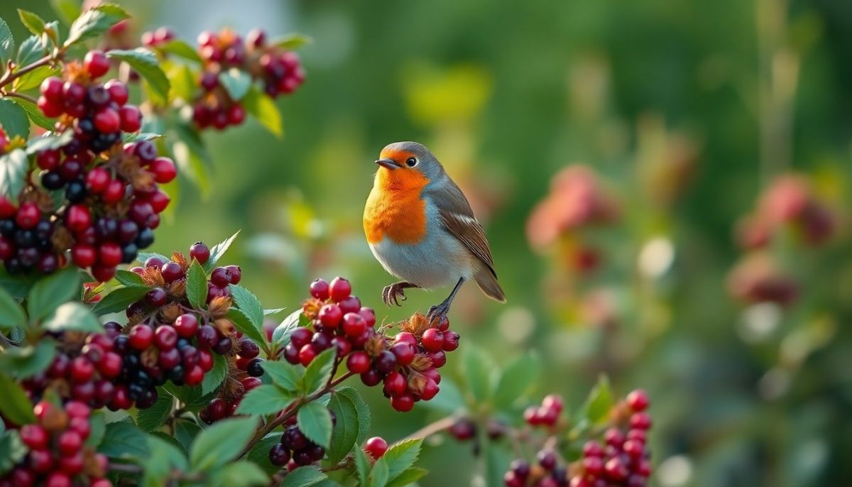 Les rouges-gorges ne quitteront plus votre jardin si vous plantez cet arbuste à baies