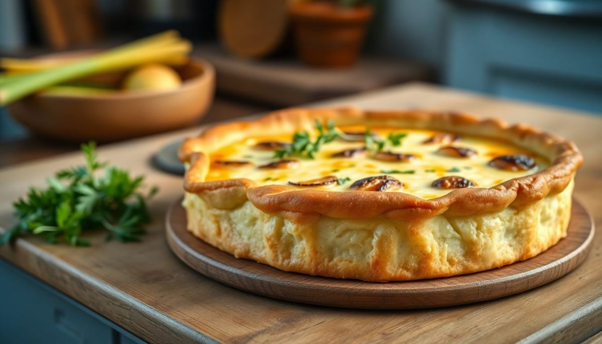 quiche aux poireaux et au chèvre
