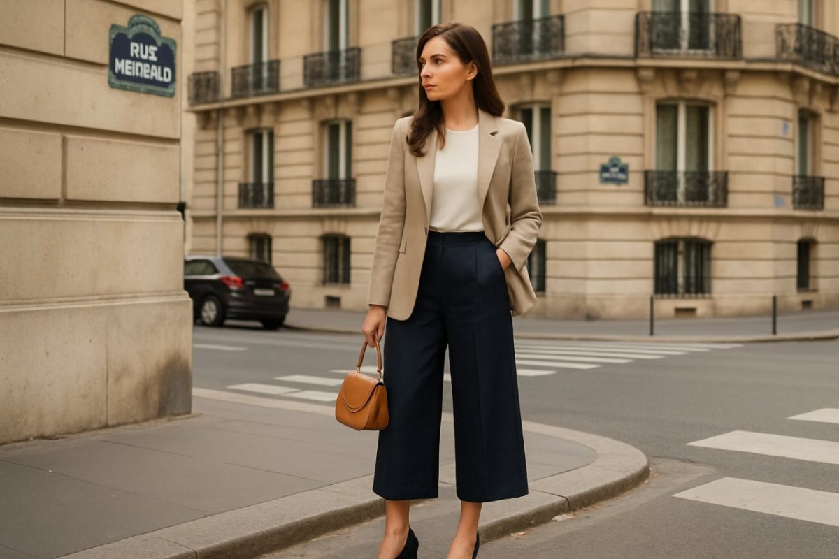 Pantalon large longueur cheville : comment le porter avec élégance et style