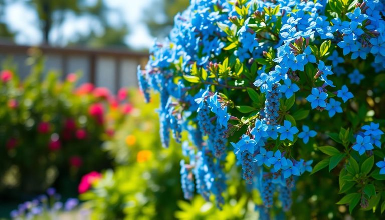 Plumbago : la taille de juillet qui transforme un arbuste ordinaire en cascade de fleurs bleu azur