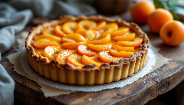 tarte aux abricots à la pâte parfaitement ferme