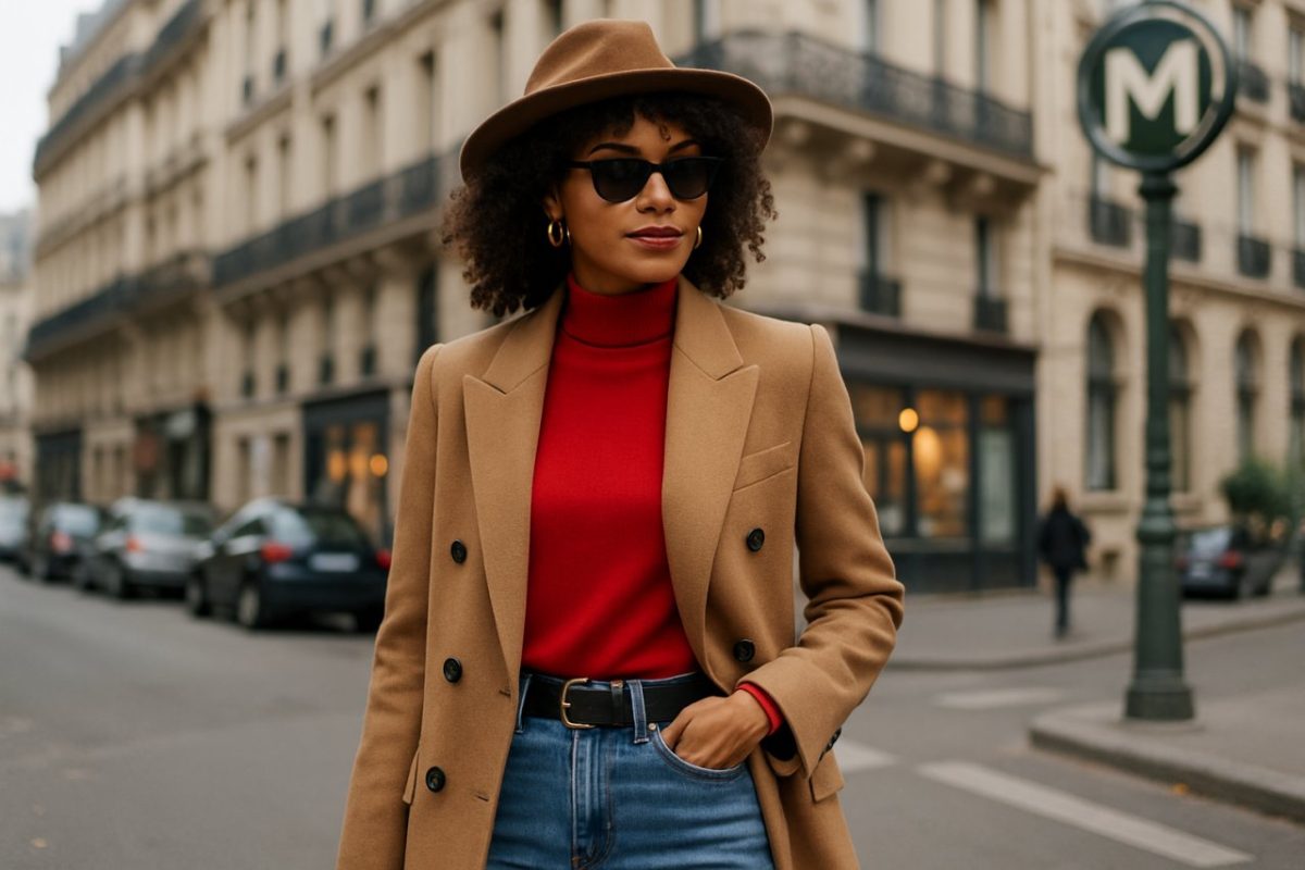 une femme avec du style