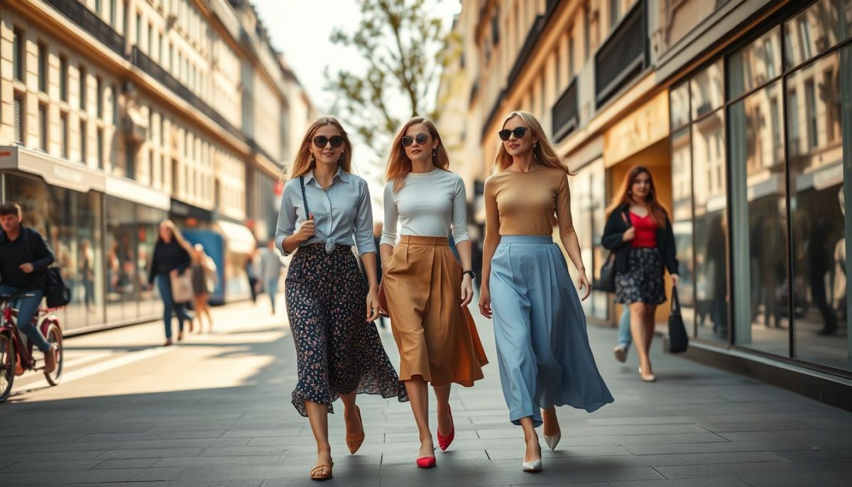 Jupes et ballerines : le duo gagnant de la mode urbaine que toutes les femmes s'arrachent