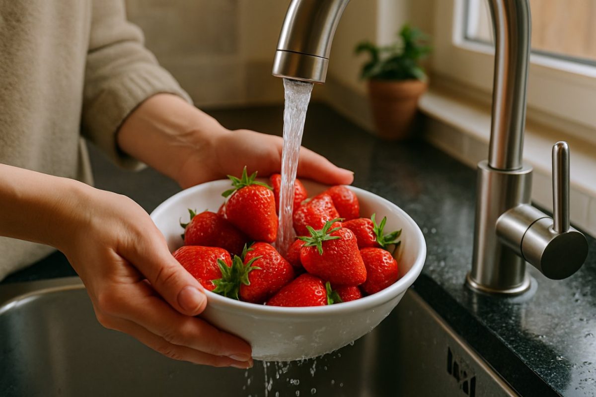 rincer fraises